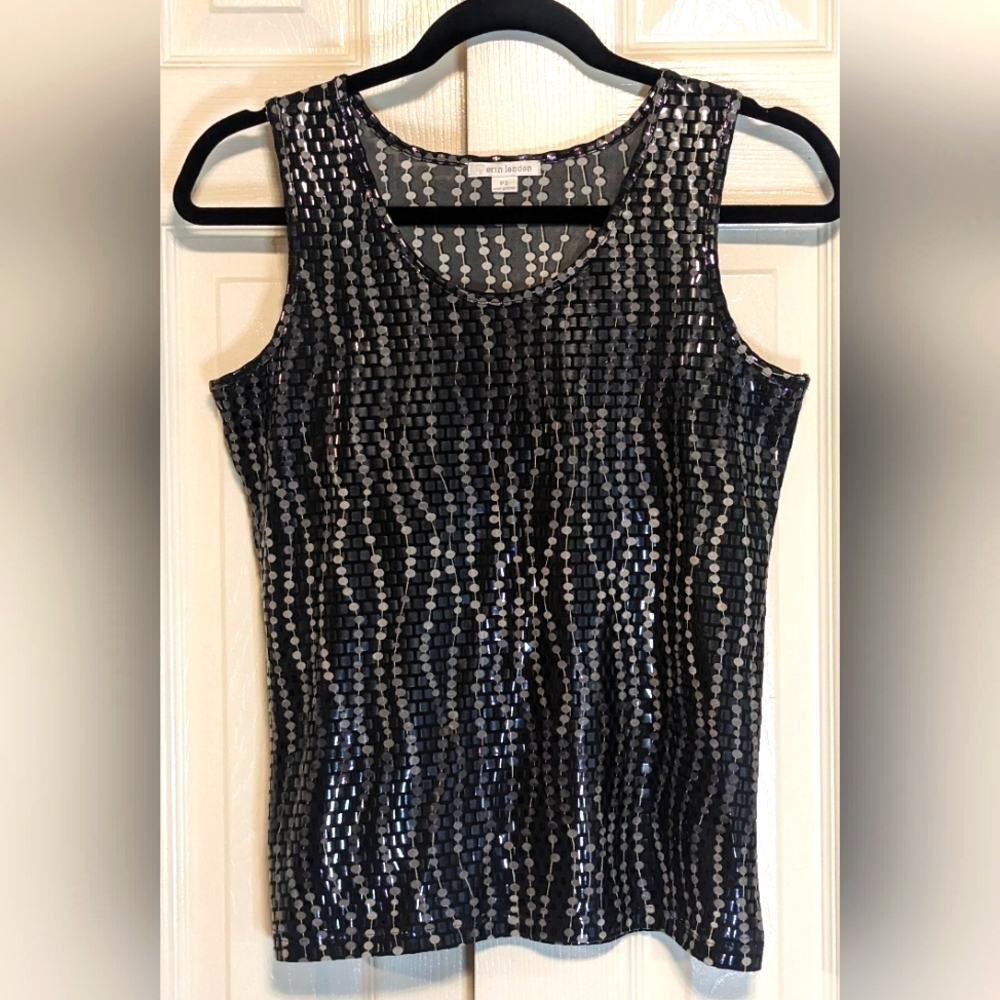 Erin London 2pc tank w/ matching jacket - Picture 2 of 11